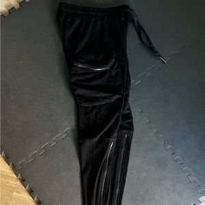 LA HAINE INSIDE US Drop Crotch Pants Size Large Black